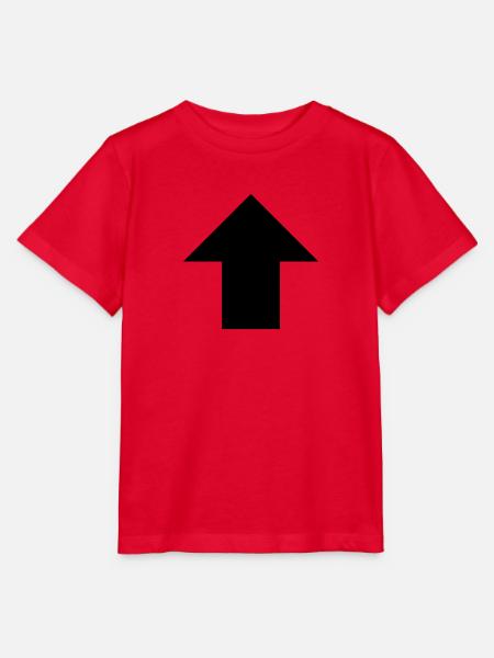 arrow full up - Stanley/Stella Kinder T-Shirt MINI CREATOR  - Rot