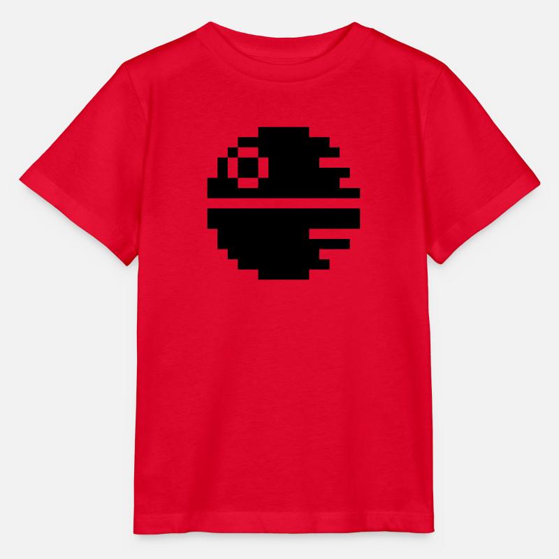 Schwarzer Stern - Stanley/Stella Kinder T-Shirt MINI CREATOR - Rot