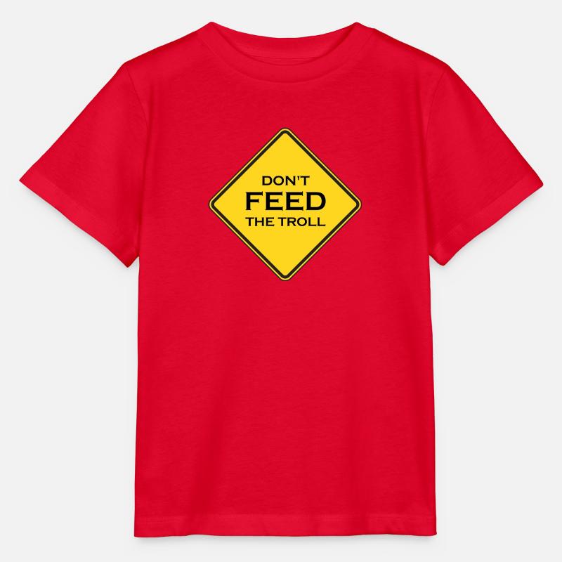 Please do not feed! - Stanley/Stella MINI CREATOR Kids’ T-Shirt - red