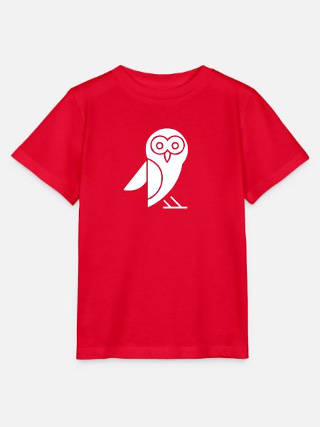 Eule - Stanley/Stella Kinder T-Shirt MINI CREATOR - Rot