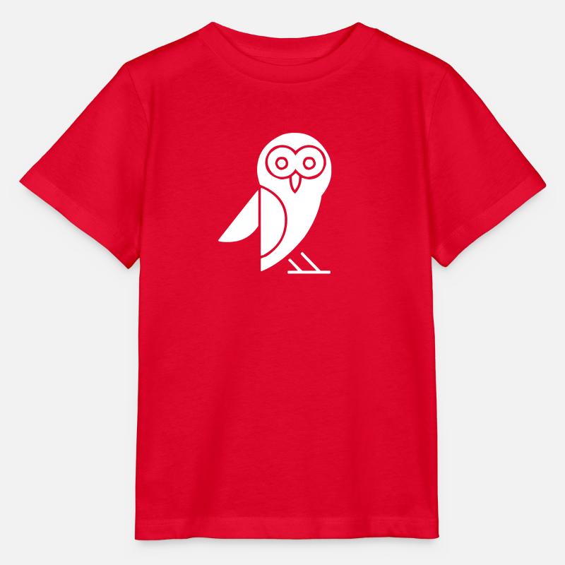 Eule - Stanley/Stella Kinder T-Shirt MINI CREATOR  - Rot