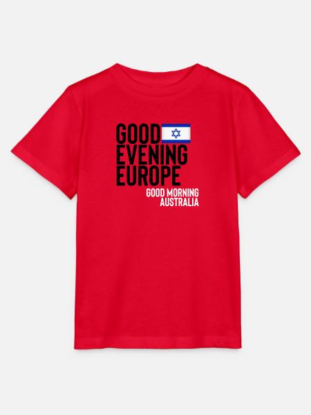 Eurovision - Stanley/Stella Kinder T-Shirt MINI CREATOR - Rot
