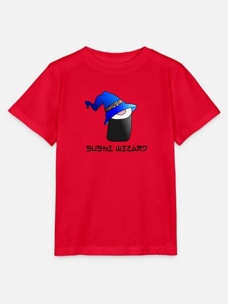 Sushi Wizard - Stanley/Stella Kinder T-Shirt MINI CREATOR  - Rot