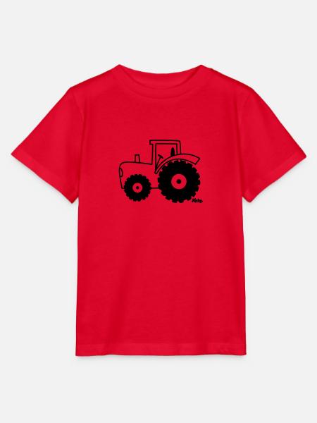 Traktor - Stanley/Stella Kinder T-Shirt MINI CREATOR  - Rot