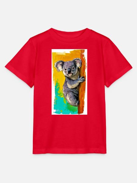 Koala - Stanley/Stella Kinder T-Shirt MINI CREATOR  - Rot