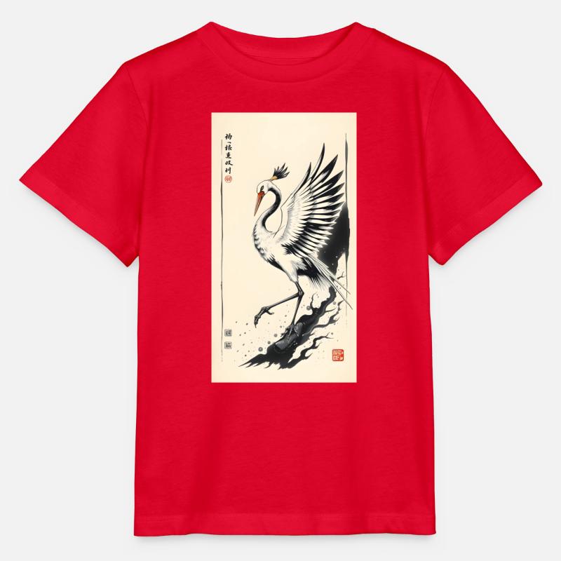 Kranich - Stanley/Stella Kinder T-Shirt MINI CREATOR  - Rot