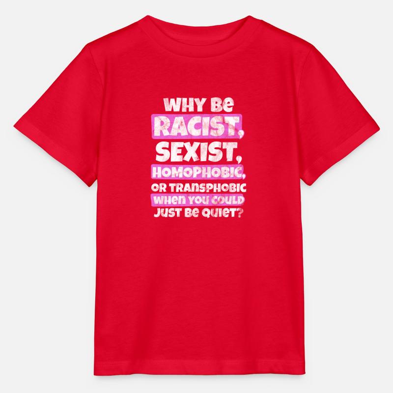 Sei kein Rassist, LGBT - Stanley/Stella Kinder T-Shirt MINI CREATOR  - Rot