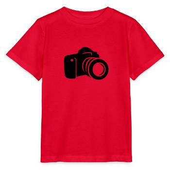 Kamera - Stanley/Stella Kinder T-Shirt MINI CREATOR  - Rot - Vorne - Jaiden (125cm)