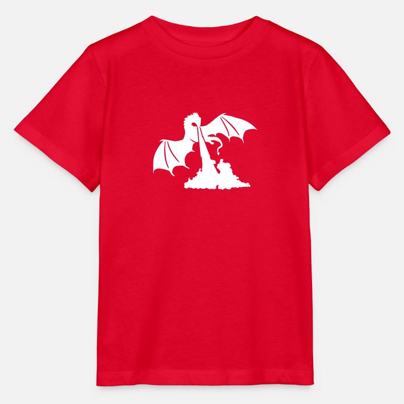 Drache - Stanley/Stella Kinder T-Shirt MINI CREATOR  - Rot