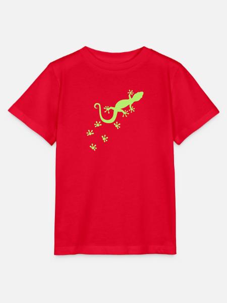 Gecko - Stanley/Stella Kinder T-Shirt MINI CREATOR  - Rot