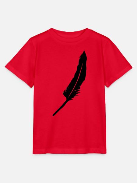 feder - Stanley/Stella Kinder T-Shirt MINI CREATOR - Rot