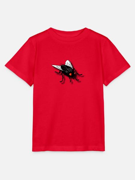 witzige Fliege - Stanley/Stella Kinder T-Shirt MINI CREATOR - Rot