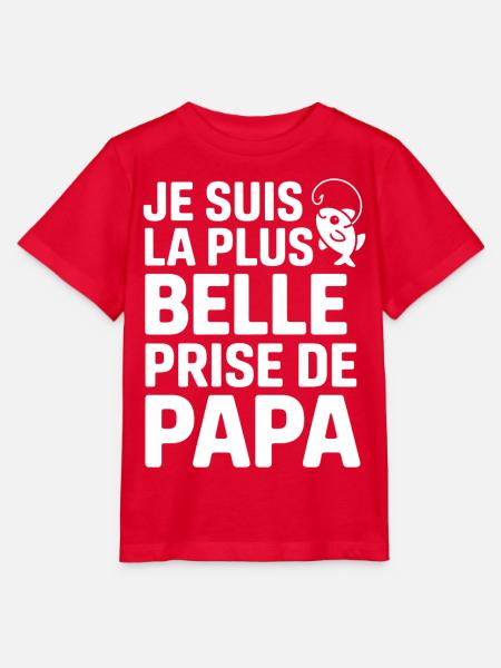 Berührende Botschaft für Papa - Stanley/Stella Kinder T-Shirt MINI CREATOR  - Rot