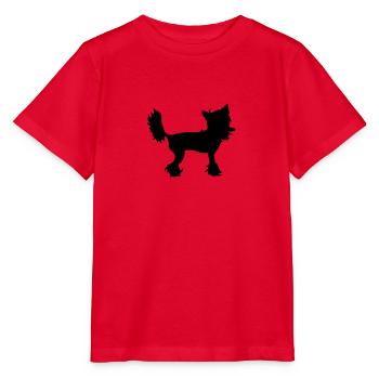 Chinese Crested - Stanley/Stella MINI CREATOR Kids’ T-Shirt - red - Front - Jaiden (125cm)