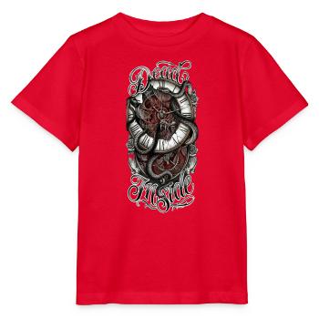 Ouroboros Uhrwerk-Schlangen - Stanley/Stella Kinder T-Shirt MINI CREATOR  - Rot - Vorne - Jaiden (125cm)