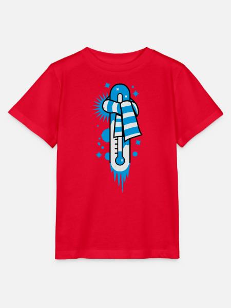 Thermometer Gefrierpunkt - Stanley/Stella Kinder T-Shirt MINI CREATOR  - Rot