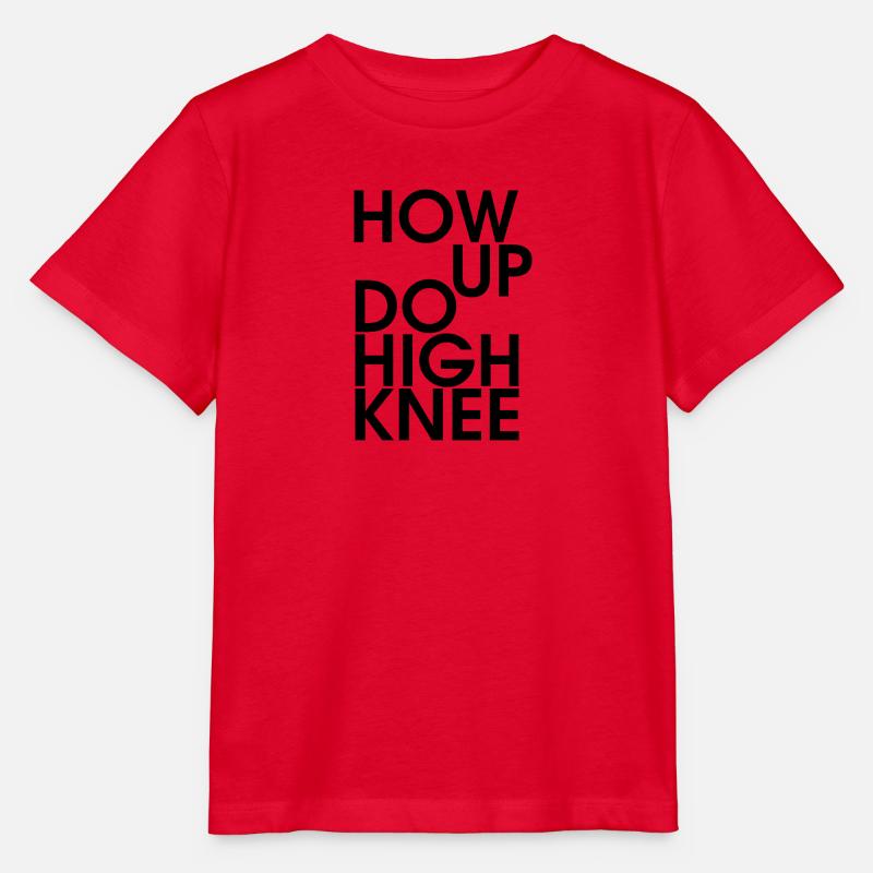 Hau ab du Heini oder How up do high knee - Stanley/Stella Kinder T-Shirt MINI CREATOR  - Rot