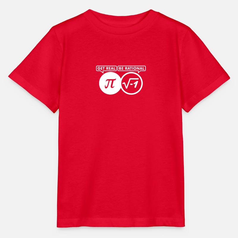 get real - be rational (1c) - Stanley/Stella MINI CREATOR Kids’ T-Shirt - red