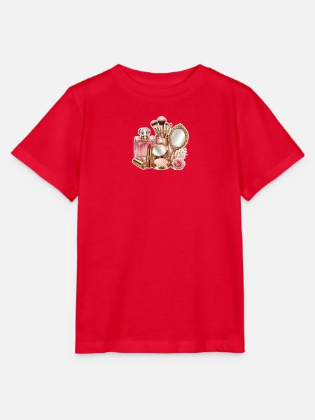 Goldene Glamour Kosmetik Sammlung - Stanley/Stella Kinder T-Shirt MINI CREATOR  - Rot
