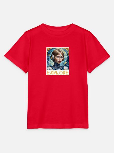 Erforschen und erobern - Stanley/Stella Kinder T-Shirt MINI CREATOR - Rot