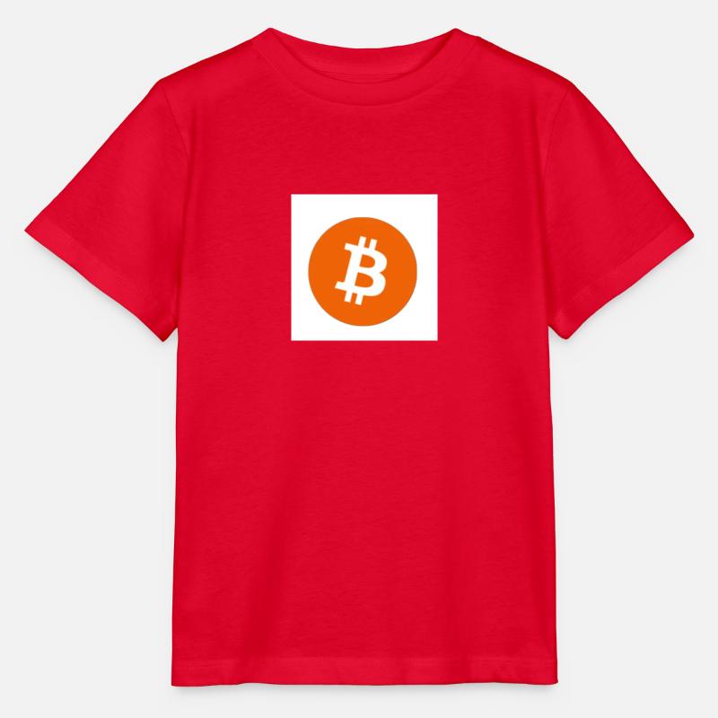 Bitcoin - Stanley/Stella Kinder T-Shirt MINI CREATOR  - Rot