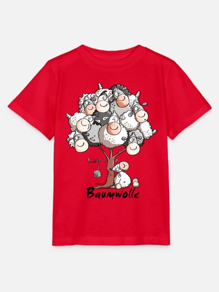 Wolliger Schafbaum - Stanley/Stella Kinder T-Shirt MINI CREATOR  - Rot