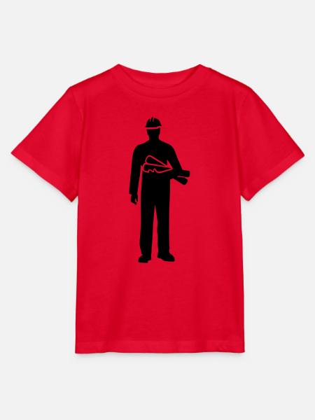 Bauleiter - Stanley/Stella Kinder T-Shirt MINI CREATOR - Rot