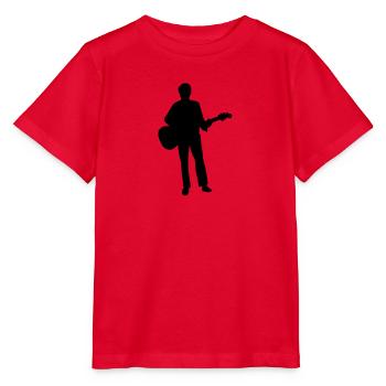 Gitarrist - Stanley/Stella Kinder T-Shirt MINI CREATOR  - Rot - Vorne - Jaiden (125cm)