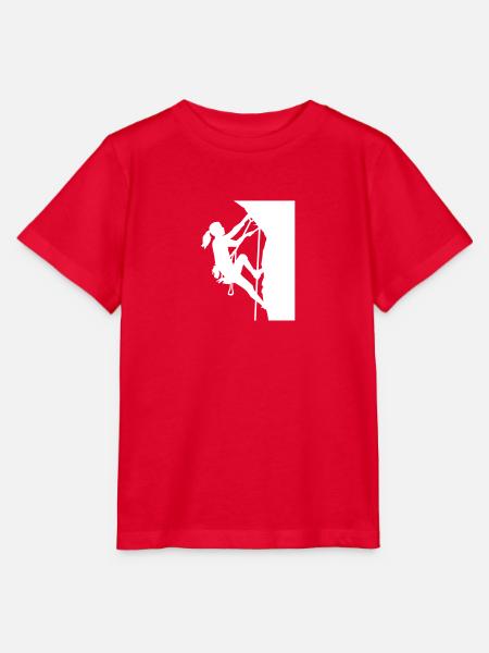 Klettern - Stanley/Stella Kinder T-Shirt MINI CREATOR  - Rot