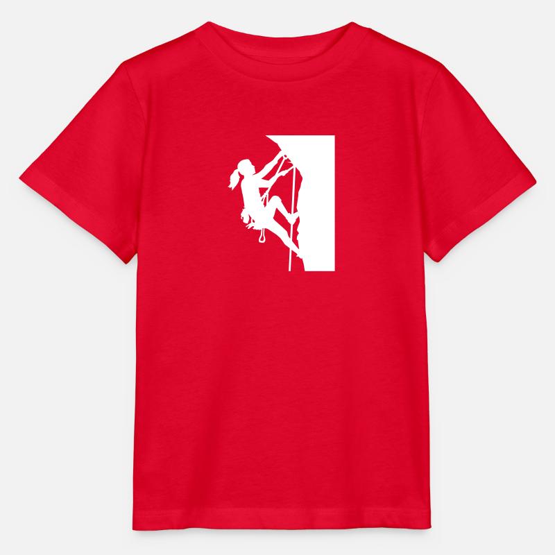 Klettern - Stanley/Stella Kinder T-Shirt MINI CREATOR  - Rot