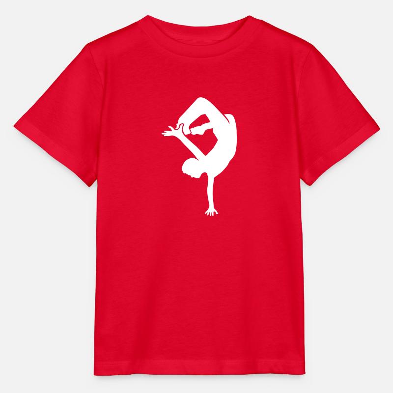 Breakdance - Stanley/Stella Kinder T-Shirt MINI CREATOR  - Rot