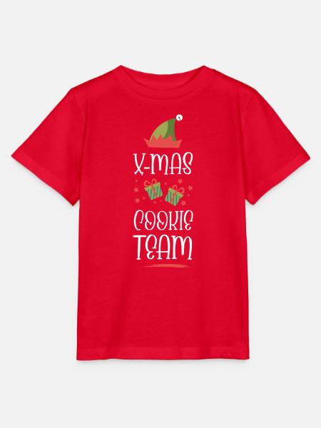 X-Mas Kekse Team - Stanley/Stella Kinder T-Shirt MINI CREATOR - Rot