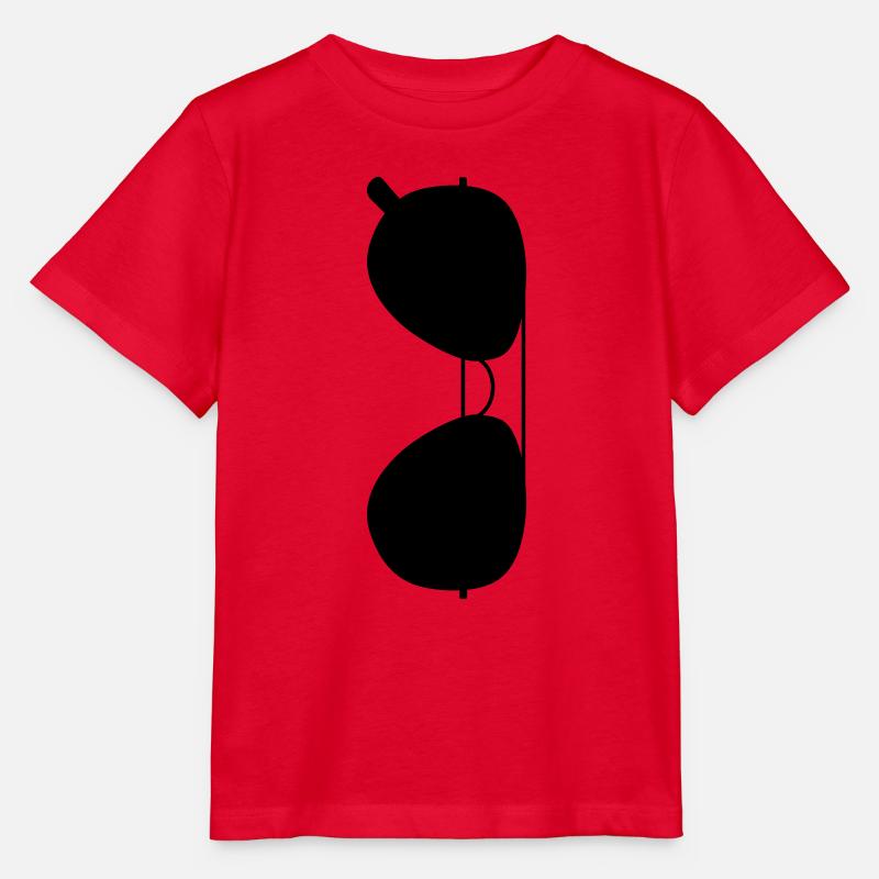 Sonnenbrille - Stanley/Stella Kinder T-Shirt MINI CREATOR  - Rot