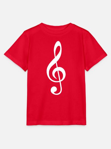 Cle de Sol weiß - Stanley/Stella Kinder T-Shirt MINI CREATOR - Rot