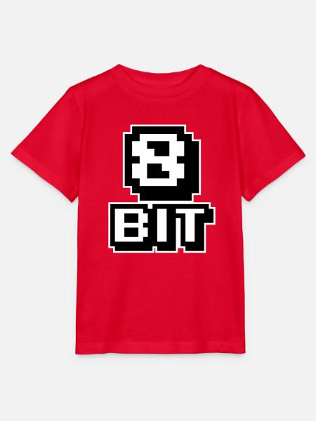 8-Bit-Computer - Stanley/Stella Kinder T-Shirt MINI CREATOR - Rot