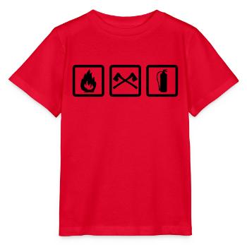 Feuerwehr Gear - Stanley/Stella Kinder T-Shirt MINI CREATOR  - Rot - Vorne - Jaiden (125cm)