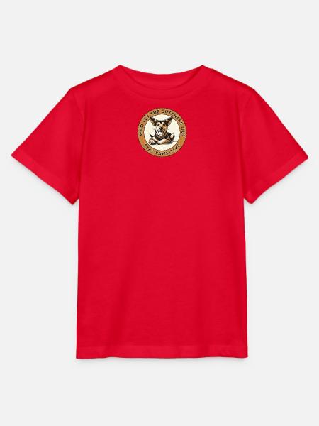 Stay Pawsitive - Stanley/Stella Kinder T-Shirt MINI CREATOR  - Rot
