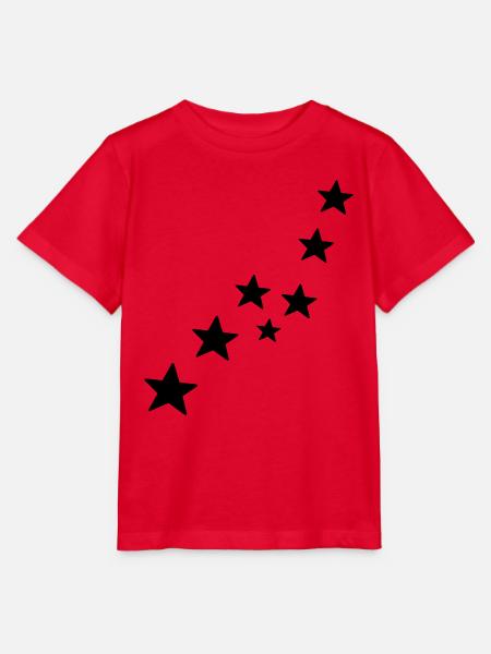 sterne - Stanley/Stella Kinder T-Shirt MINI CREATOR  - Rot