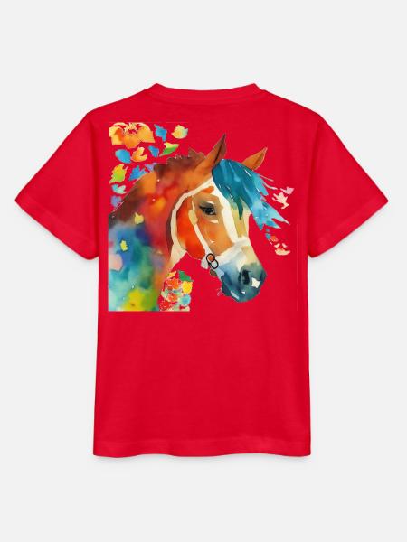 Pferdeglück - Stanley/Stella Kinder T-Shirt MINI CREATOR  - Rot