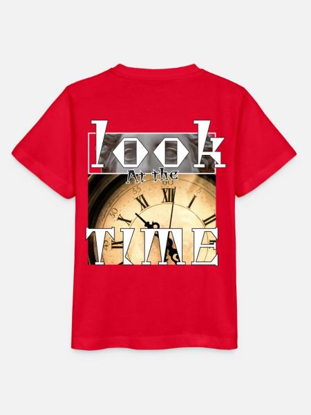 Schauen Sie auf die Zeit - Stanley/Stella Kinder T-Shirt MINI CREATOR - Rot