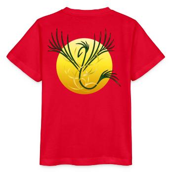 Solar Phoenix - The Rebirth of Light - Stanley/Stella MINI CREATOR Kids’ T-Shirt - red - Back - Jaiden (125cm)