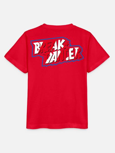 Vibrante Breakdancer Illustration - Stanley/Stella Kinder T-Shirt MINI CREATOR - Rot