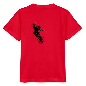 taches de couleur noire - T-shirt bio MINI CREATOR Stanley/Stella Enfant - rouge - Dos - Jaiden (125cm)