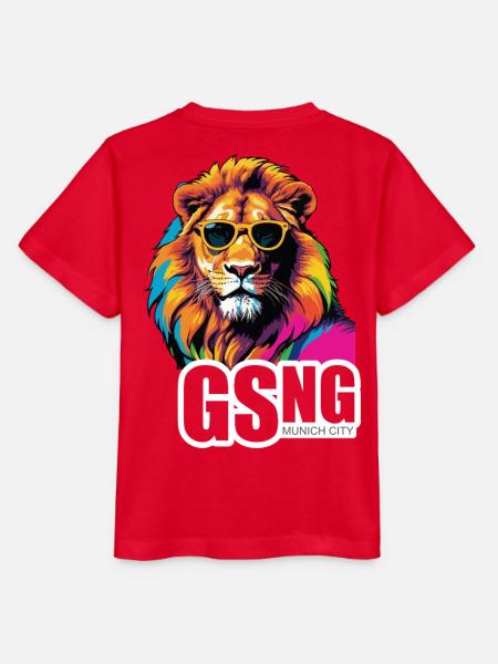 Giesing - Das Münchner Viertel wo Löwen leben! - Stanley/Stella Kinder T-Shirt MINI CREATOR - Rot