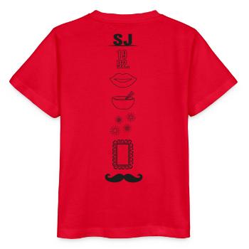 BTS - Stanley/Stella MINI CREATOR Kids’ T-Shirt - red - Back - Jaiden (125cm)