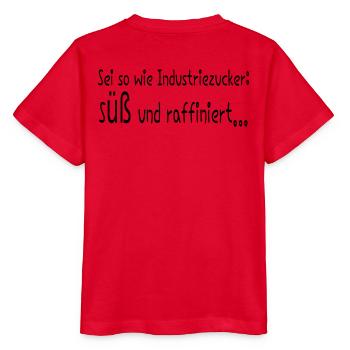 Zucker - Stanley/Stella Kinder T-Shirt MINI CREATOR  - Rot - Hinten - Jaiden (125cm)