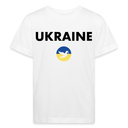 Ukraine Statement-to-go für den Frieden - Kinder Bio-T-Shirt