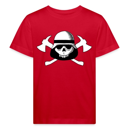 Fire Skull 2 - Kinder Bio-T-Shirt
