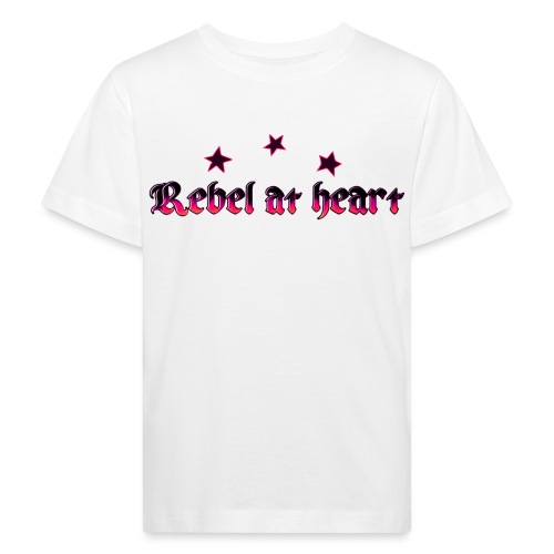 rebel at heart - Kinder Bio-T-Shirt