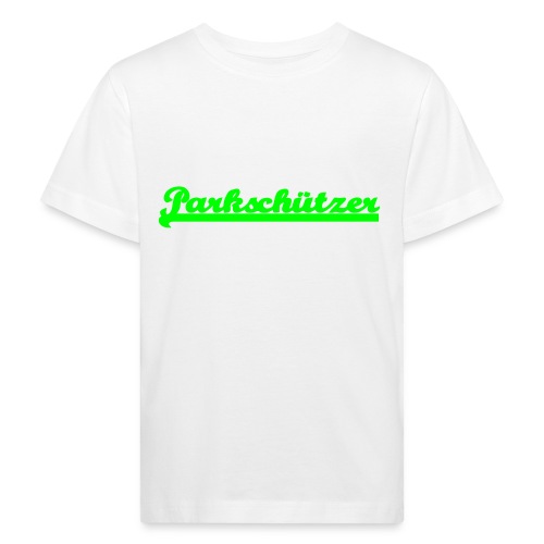 parkschuetzer_schriftzug - Kinder Bio-T-Shirt